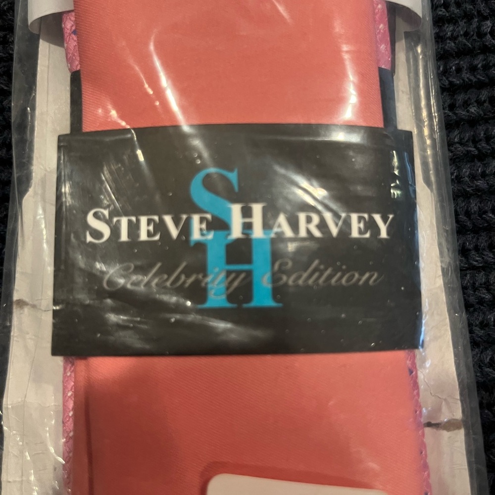 Steve Harvey Pink Tie